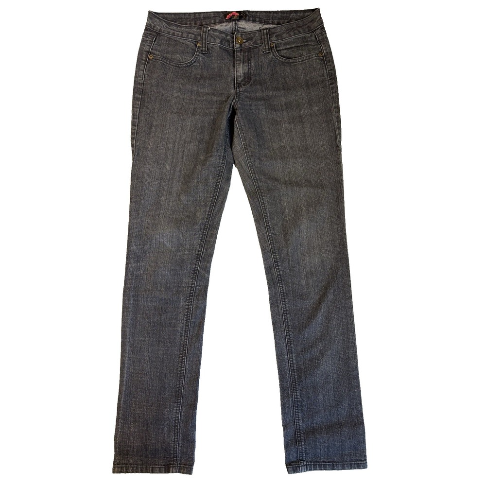 Vintage Forever 21 Jeans Women 29 Gray Black Denim Straight Leg Y2K Grunge Indie